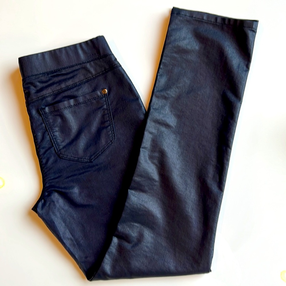 waxed navy  jeans Reitmans